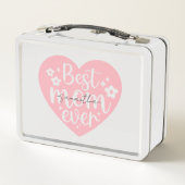 Beste Mama je Herz Metall Brotdose (Rückseite)