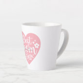 Beste Mama je - Herz Milchtasse (Rechte Ecke)