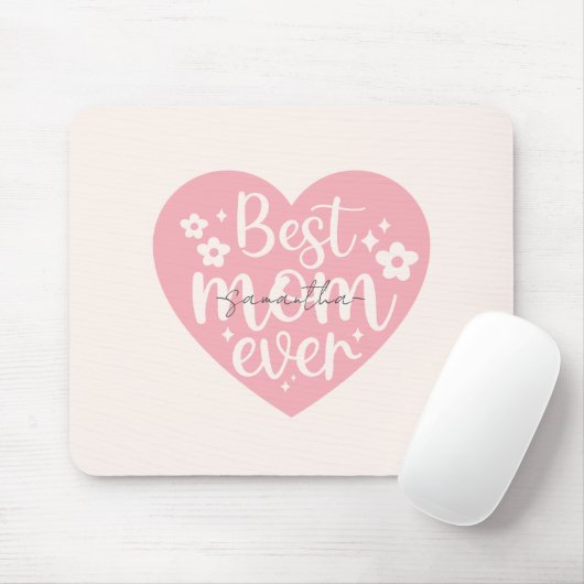 Beste Mama je Herz Mousepad (Mit Mouse)