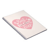 Beste Mama je Herz Notizblock (Rechte Seite)