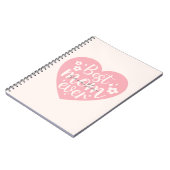 Beste Mama je Herz Notizblock (Linke Seite)