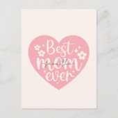 Beste Mama je - Herz Postkarte (Vorderseite)