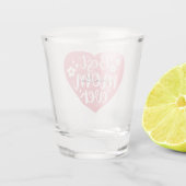 Beste Mama je - Herz Schnapsglas (Rückseite)