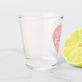 Beste Mama je - Herz Schnapsglas (Links)