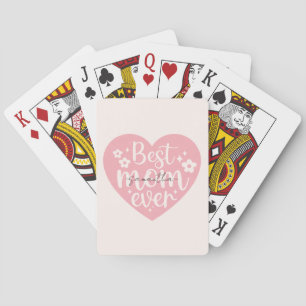 Beste Mama je - Herz Spielkarten