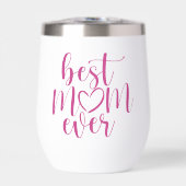 Beste Mama je Hot Pink Script (Vorderseite)