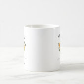 Beste Mama je | Hübsche rustikale Sonnenblumen Kaffeetasse (Mittel)