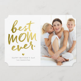 Beste Mama je | Imitate Gold Foil