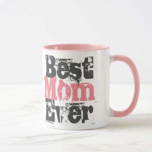 Beste Mama je in Rosa - Zwei-Tonen-Kaffee-Tasse Tasse (Rechts)