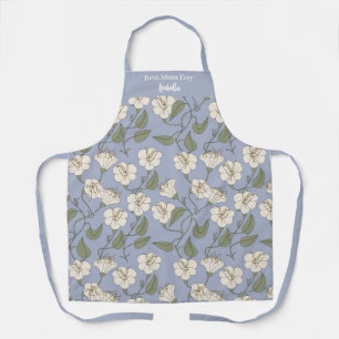 Beste Mama je Individuelle Name Vintag Botanisch Schürze