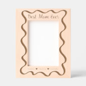 Beste Mama je Individuelle Name wach Geätzte Rahmen (Vorderseite)