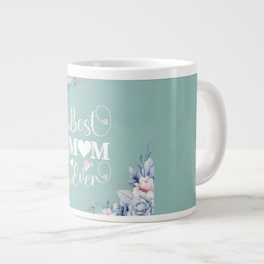 "Beste Mama je" Jumbo-Tasse (Vorderseite Rechts)