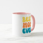 "Beste Mama je" Kaffee-Tasse Tasse (VorderseiteRechts)