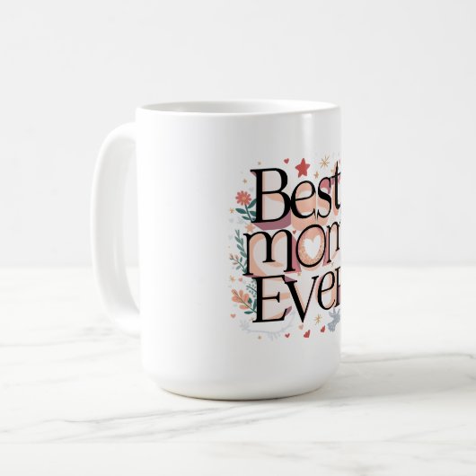 Beste Mama je Kaffeetasse (Vorderseite Links)