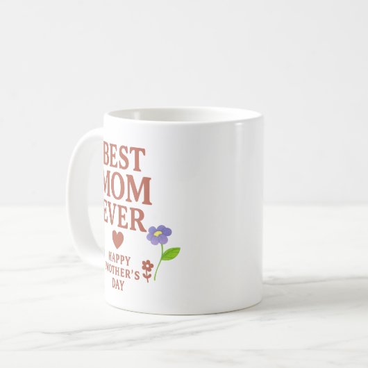 Beste Mama je Kaffeetasse (Vorderseite Links)
