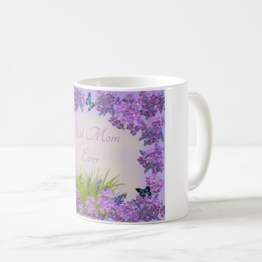"Beste Mama je" Kaffeetasse (VorderseiteRechts)