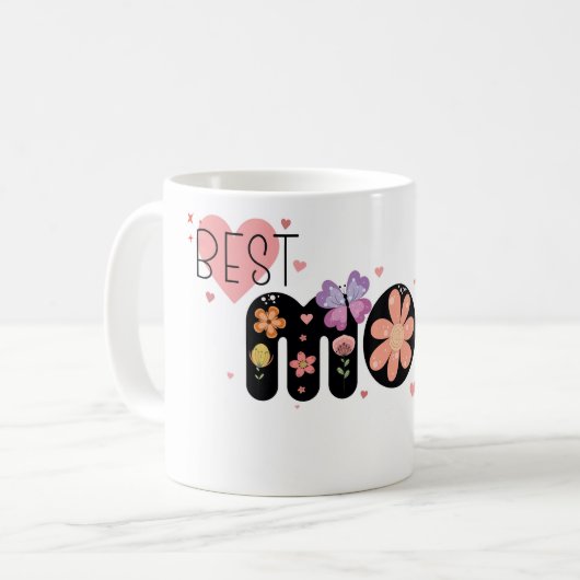 Beste Mama je Kaffeetasse (Vorderseite Links)