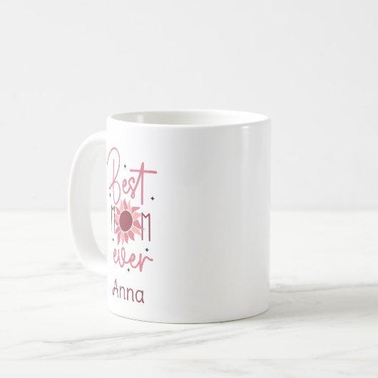 Beste Mama je Kaffeetasse (Vorderseite Links)