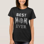 Beste Mama je Kalligrafie Sonnentag Muttertag T-Shirt (Vorderseite)