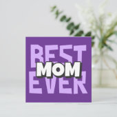 Beste Mama je Karte - Muttertagsgrüße (Stehend Vorderseite)