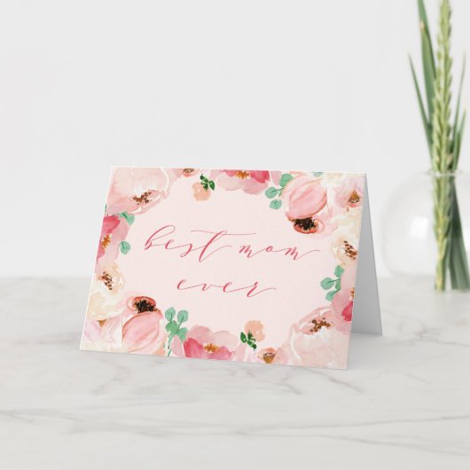 Beste Mama je Karte | Muttertagskarte (Vorderseite)