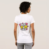 Beste Mama je - Kawaii Doodle Style mit Herz T-Shirt (Schwarz voll)