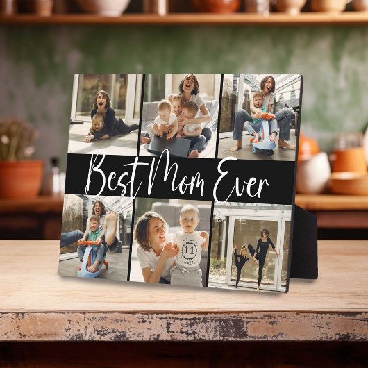 "Beste Mama je' Keepake 6 Foto Collage Plaque Fotoplatte