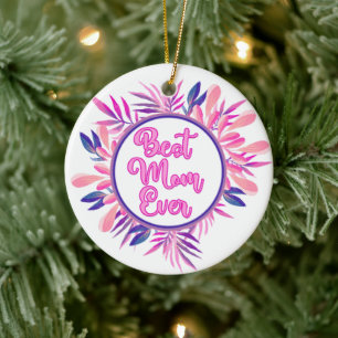 Beste Mama je Keramik Ornament