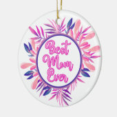 Beste Mama je Keramik Ornament (Links)