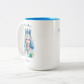 Beste Mama je Königin Zweifarbige Tasse (Vorderseite Links)