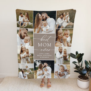 Beste Mama je kundenspezifisches Personalisiert Fl Fleecedecke