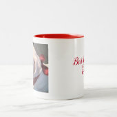 Beste Mama je Labrador Retriever Mix Red Zweifarbige Tasse (Mittel)