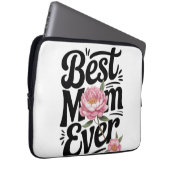 "Beste Mama je" Laptopschutzhülle (Vorne Rechts)