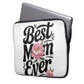 "Beste Mama je" Laptopschutzhülle (Vorderseite Links)