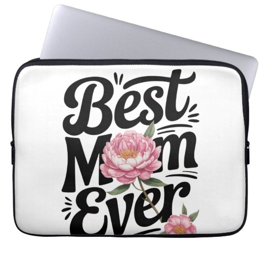 "Beste Mama je" Laptopschutzhülle (Vorderseite)