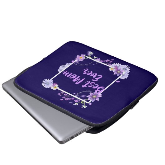 Beste Mama je Laptopschutzhülle (Vorne Knopf)