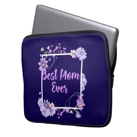 Beste Mama je Laptopschutzhülle (Vorderseite Links)