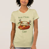 Beste Mama je Libelle Blume T-Shirt (Vorderseite)