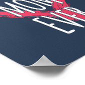 Beste Mama je Liebe Herztypografie Poster (Ecke)