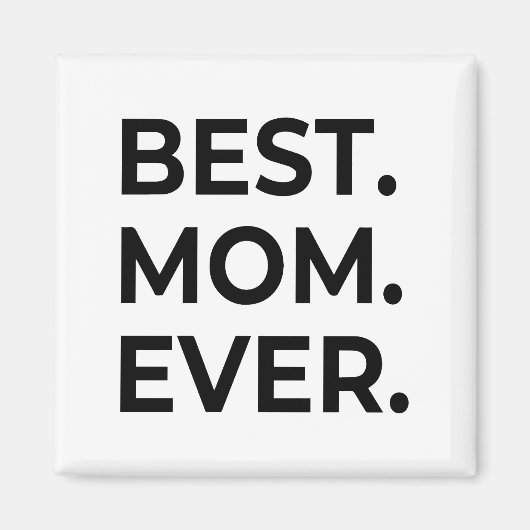 Beste Mama je, Liebe Mama, Muttertagsgeschenk Magnet (Vorne)
