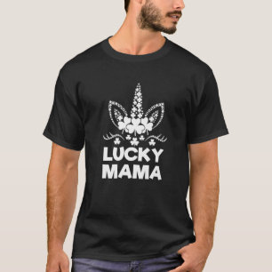 Beste Mama je, Lucky Mama St. Patrick's Day Unicor T-Shirt