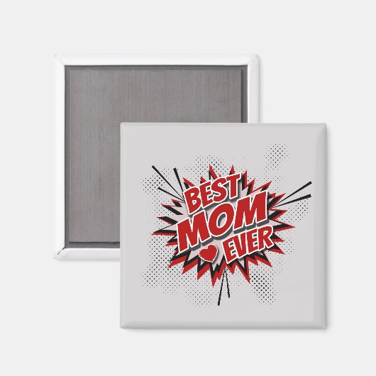 Beste Mama je Magnet (Vorderseite/Rückseite)