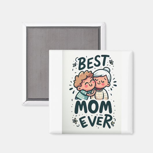 Beste Mama je Magnet (Vorderseite/Rückseite)