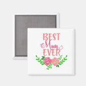 Beste Mama je Magnet (Vorderseite/Rückseite)
