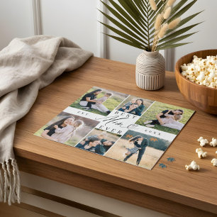 Beste Mama je Mama Drehbuch Herzklopfen FotoCollag Puzzle