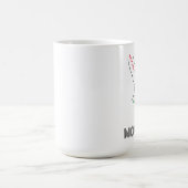 Beste Mama je, Mama von 3, Name der benutzerdefini Kaffeetasse (Mittel)