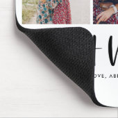 Beste Mama je Minimalistische FotoCollage Mousepad (Ecke)