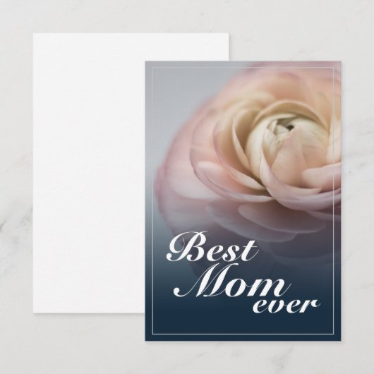 Beste Mama je mit Big Rose (Vorne/Hinten)