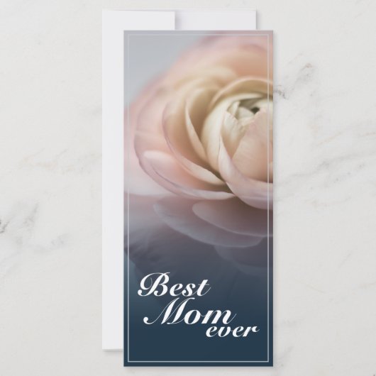 Beste Mama je mit Big Rose (Vorderseite)