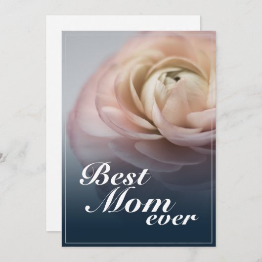 Beste Mama je mit Big Rose (Vorne/Hinten)